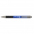 Ручка подарункова Zebra 301А синiй РШ металична автомат  блакитний корпус